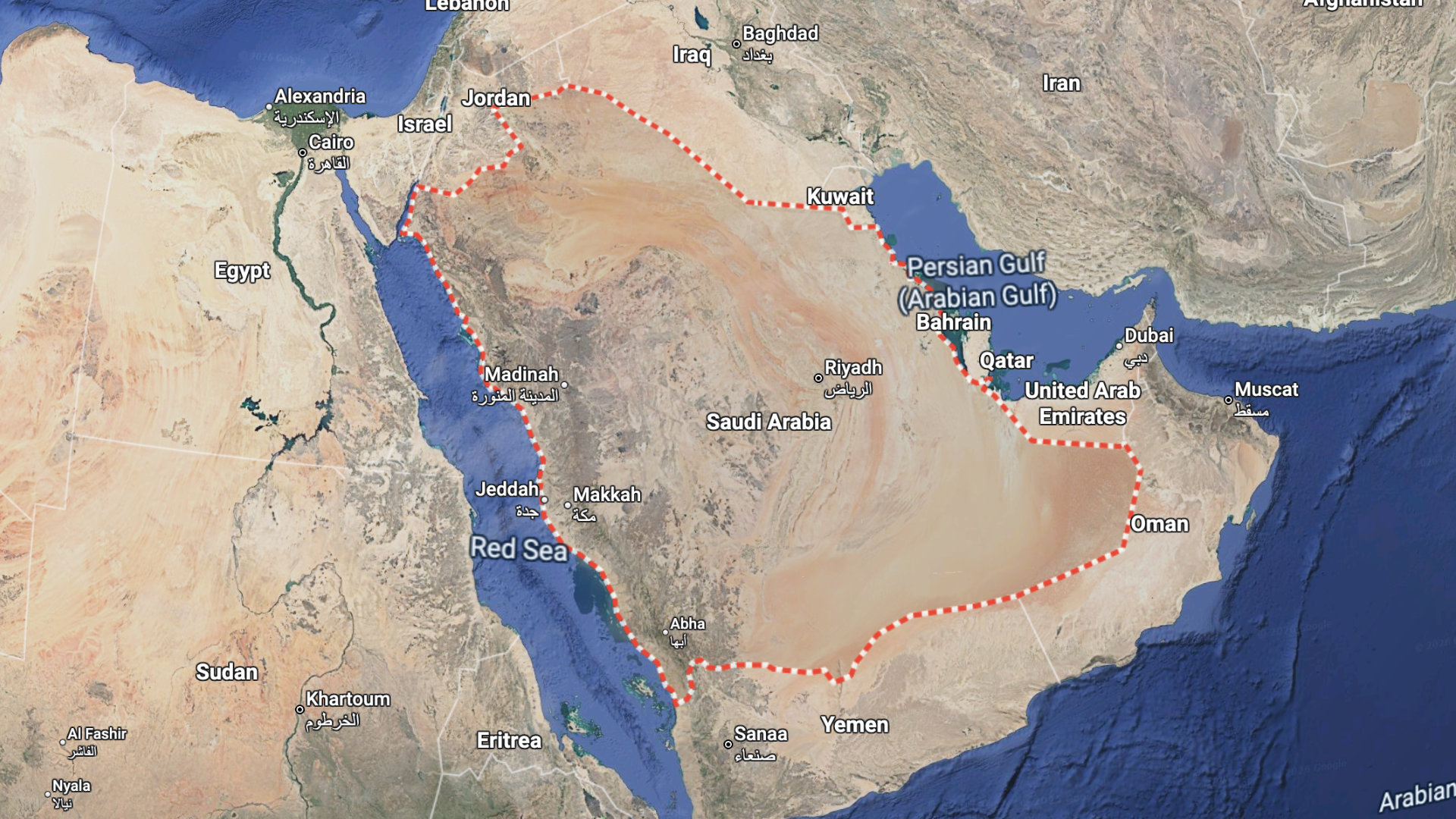 Saudi Arabia Map